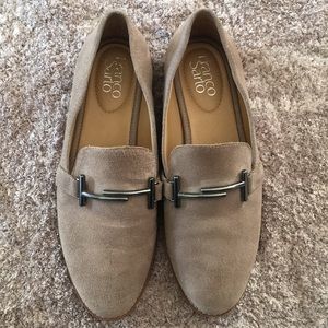 Suede loafers